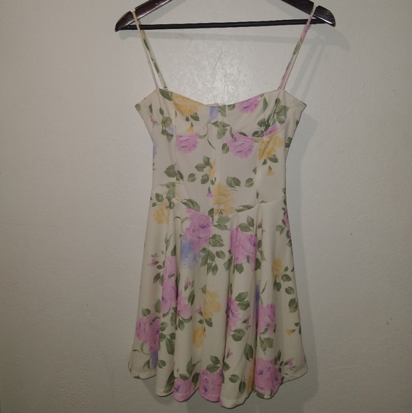 ZARA (BLOGGERS FAV) Floral Mini Corset Dress - Picture 9 of 11